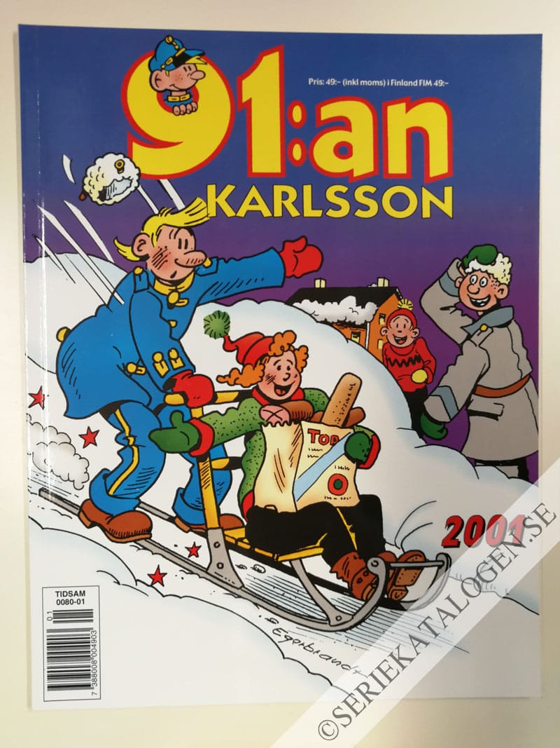 Framsida på 91:an Karlsson # (2001)