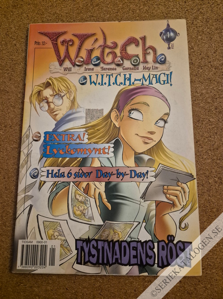 Framsida på W.i.t.c.h. #1 - Tystnadens röst (2004)