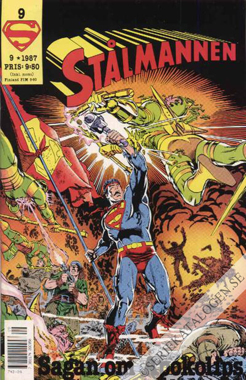 Framsida på Stålmannen #9 (1987)