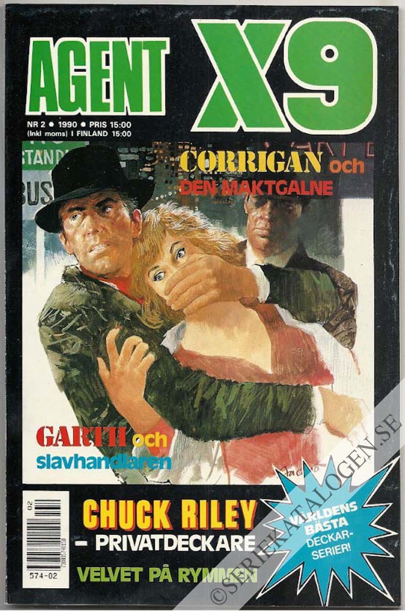 Framsida på Agent X9 #2 (1990)