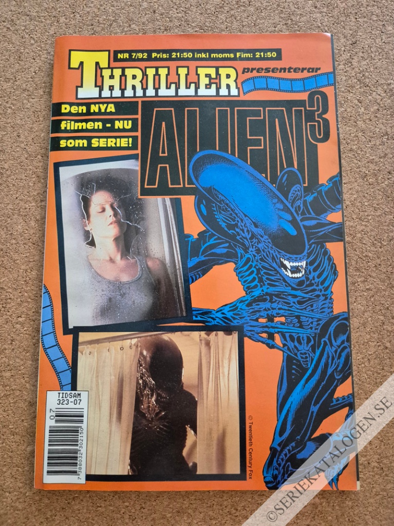 Framsida på Thriller #7 (1992)