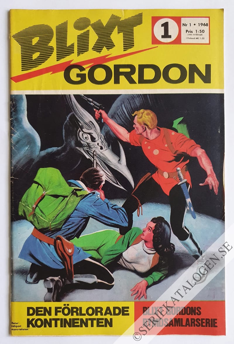 Framsida på Blixt Gordon #1 (1968)