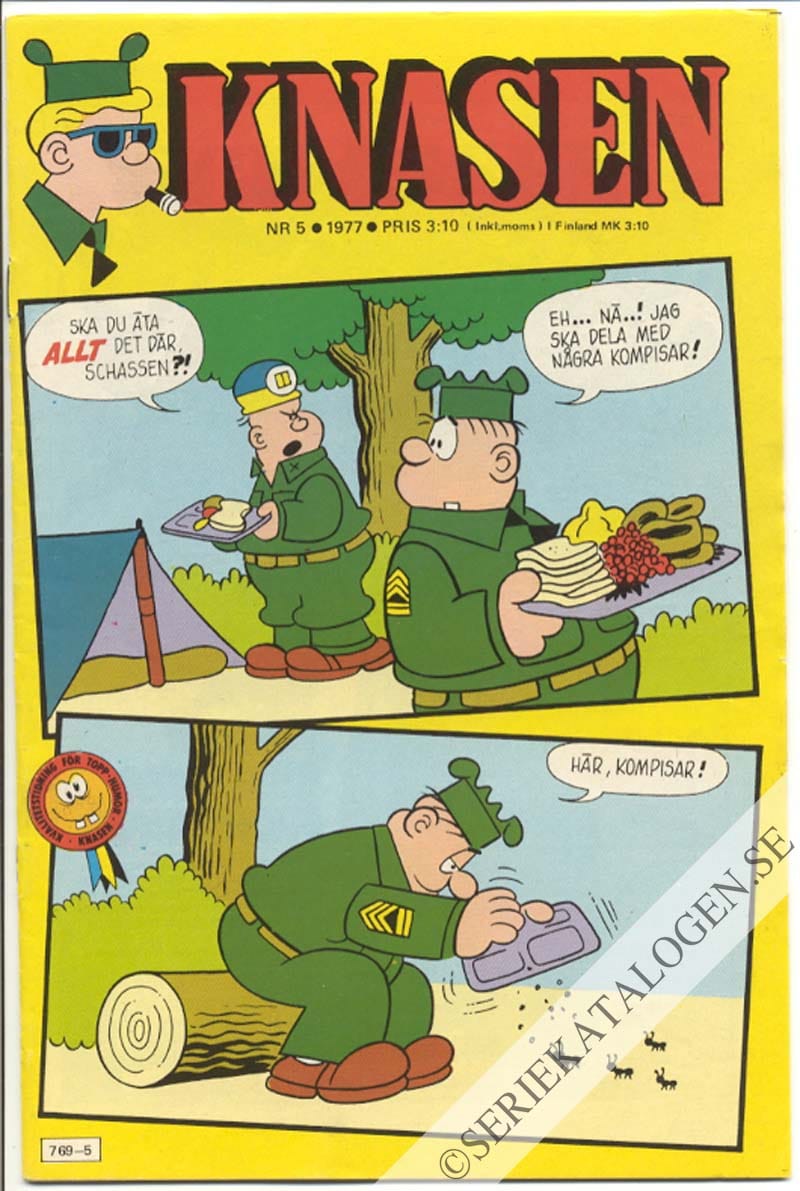 Framsida på Knasen #5 (1977)