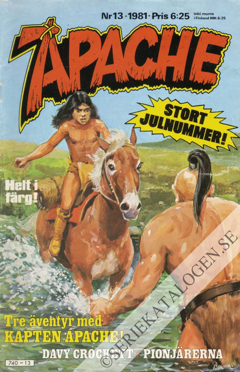 Framsida på Apache #13 (1981)