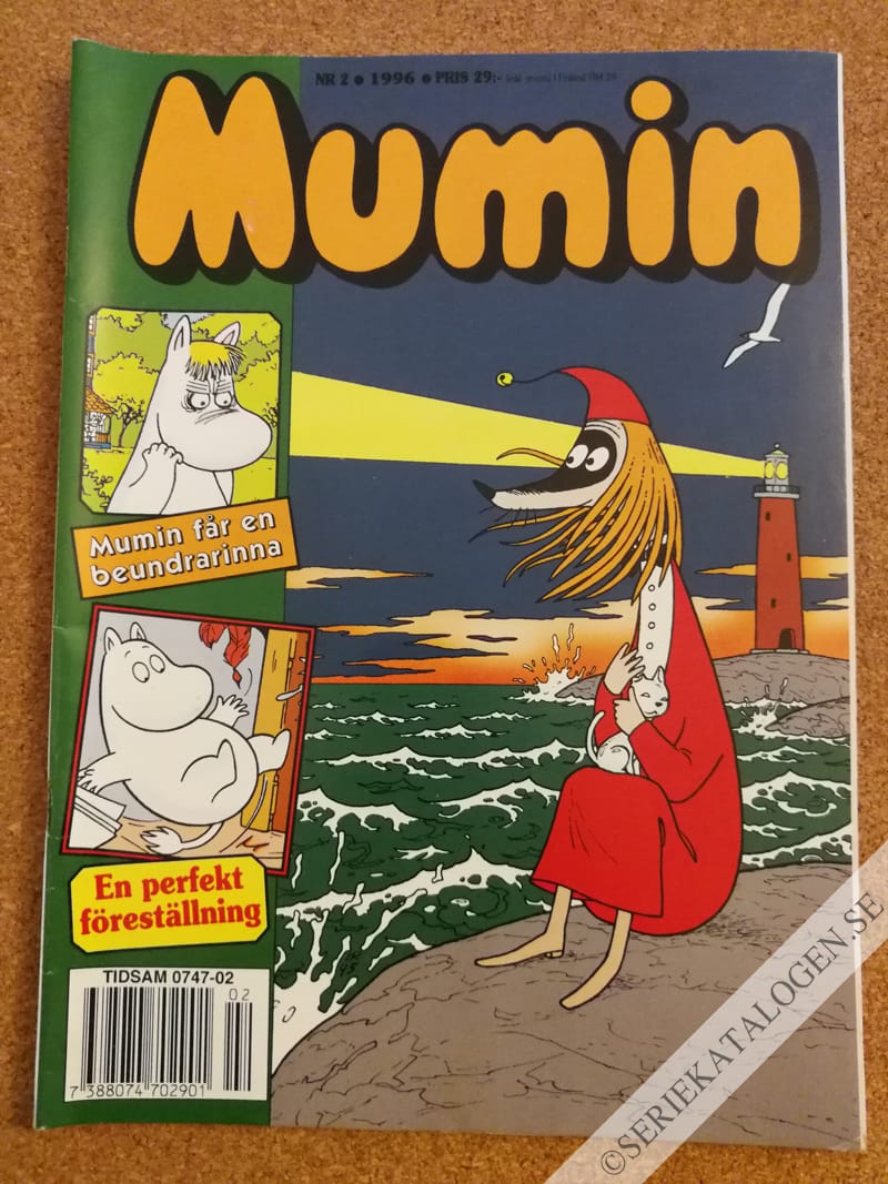 Framsida på Muminmagasinet #2 (1996)