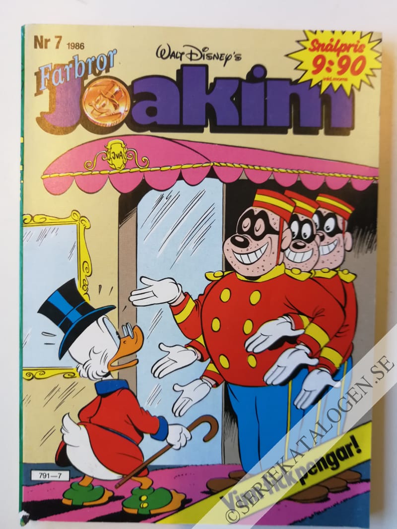 Framsida på Joakim #7 (1986)