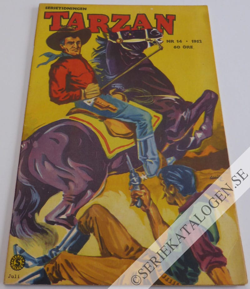 Framsida på Tarzan #14 (1952)