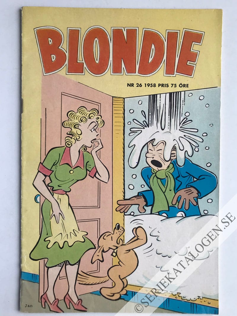 Framsida på Blondie #26 (1958)