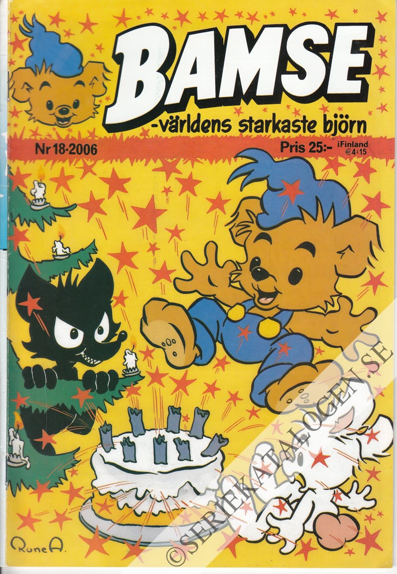 Framsida på Bamse #18 (2006)