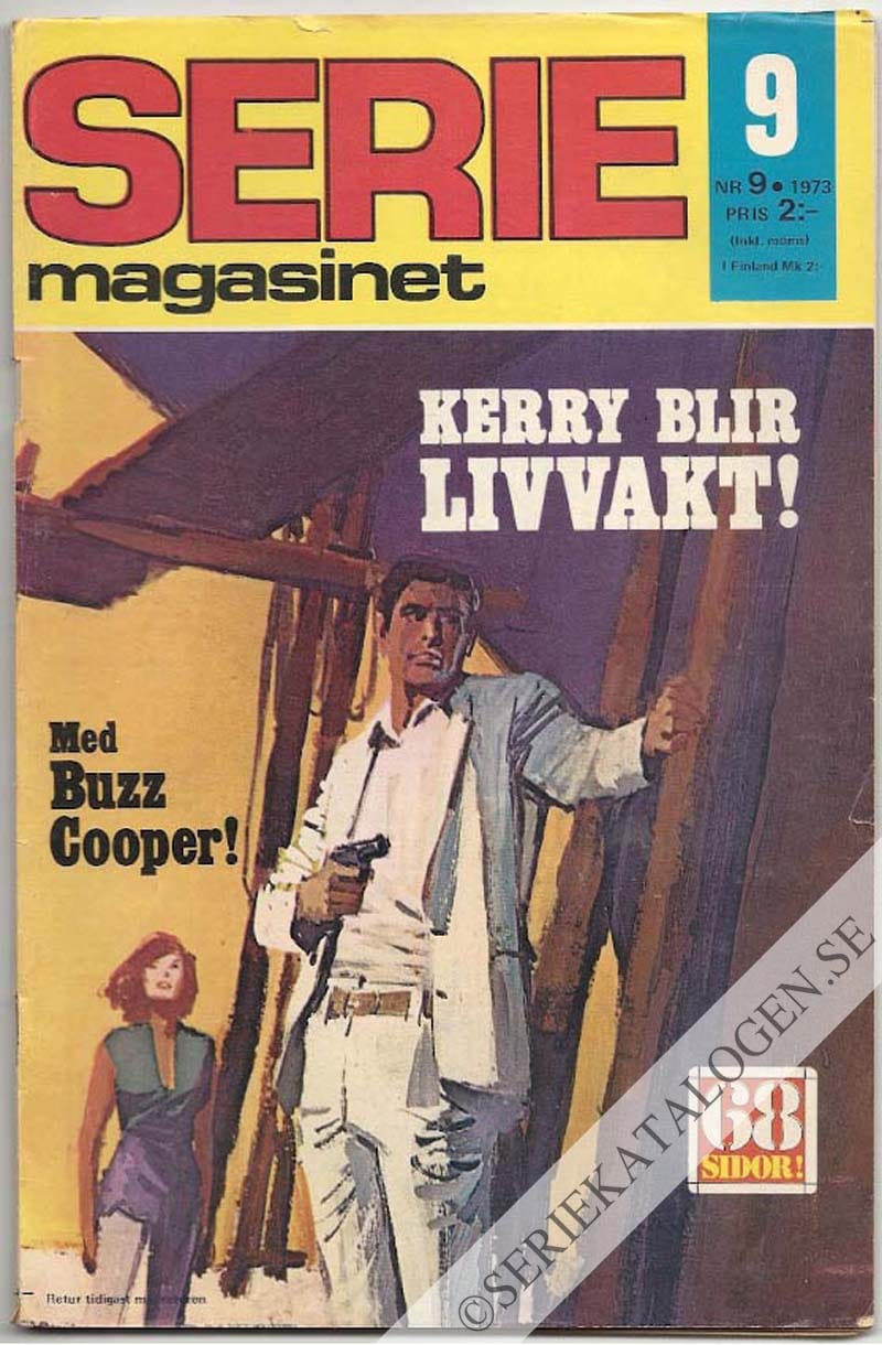 Framsida på Seriemagasinet #9 (1973)