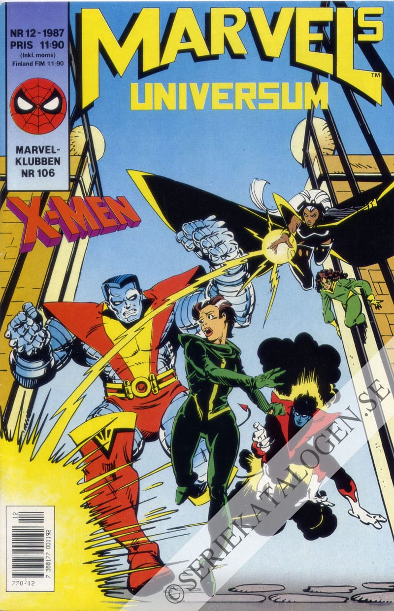 Framsida på Marvels universum X-Men (1987)
