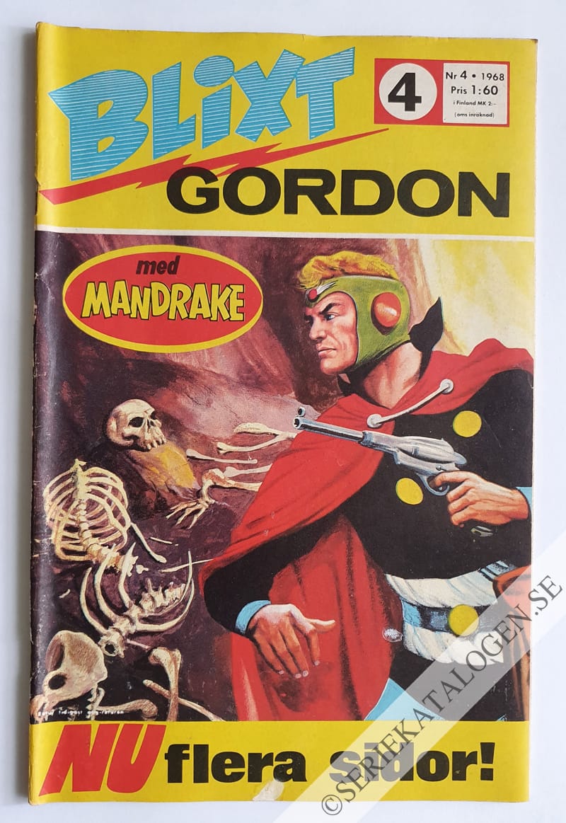 Framsida på Blixt Gordon #4 (1968)