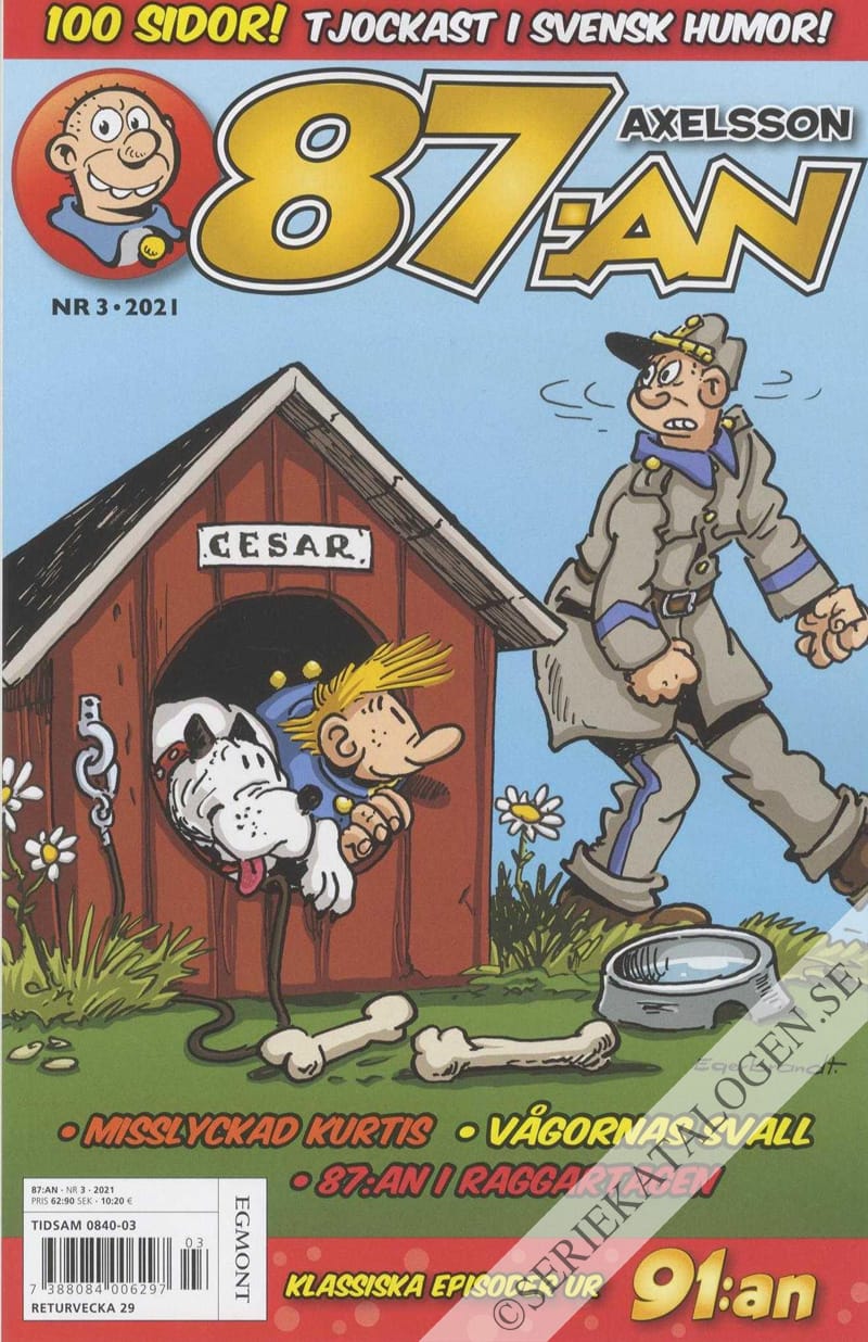 Framsida på 87:an Axelsson #3 (2021)