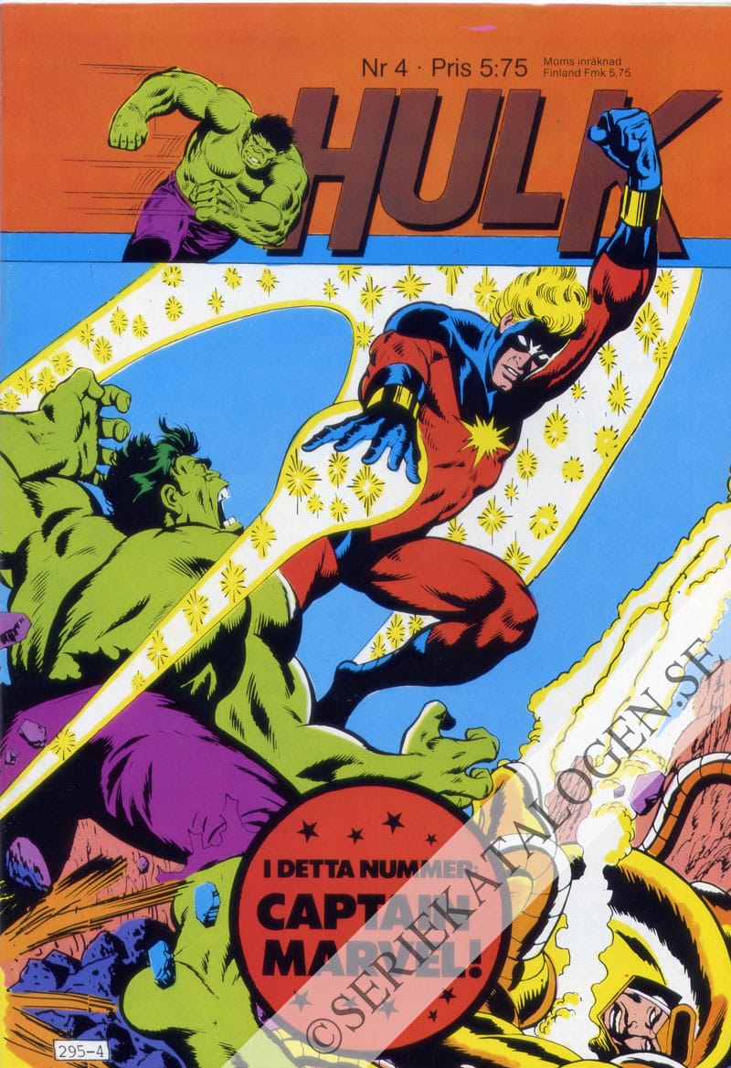 Framsida på Hulk #4 (1982)