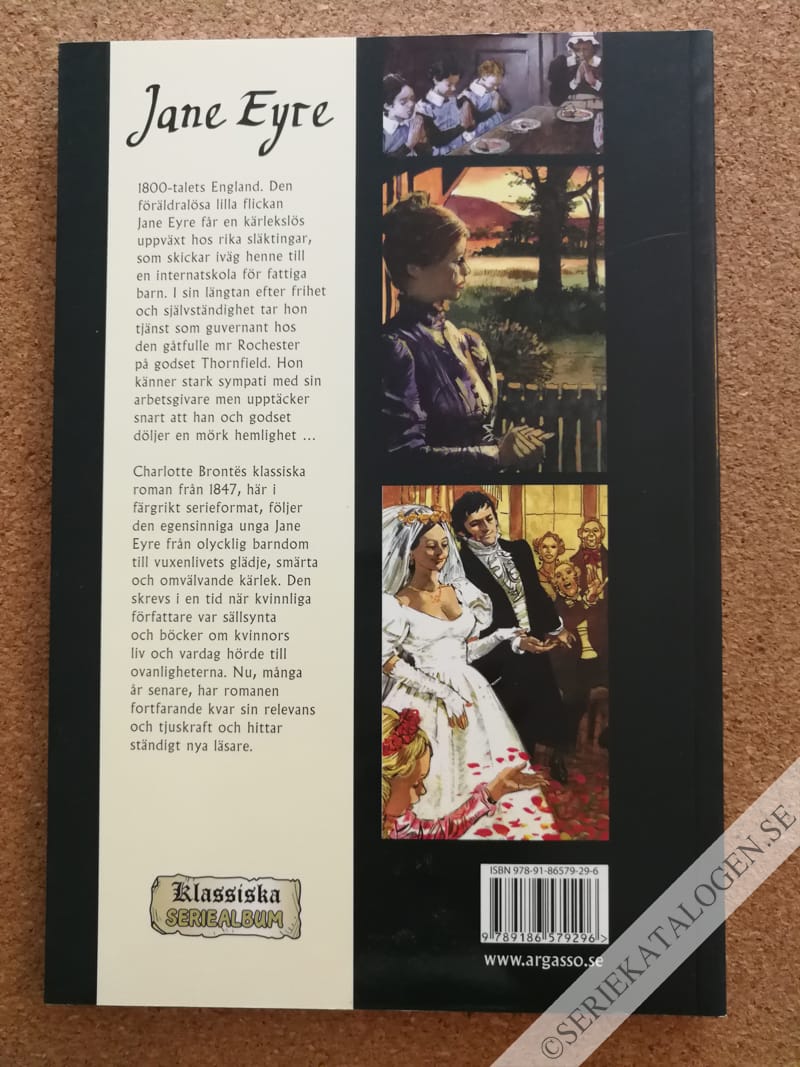 Baksida på Jane Eyre (2011)