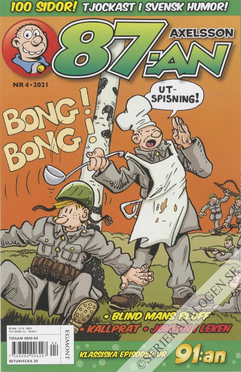 Framsida på 87:an Axelsson #4 (2021)