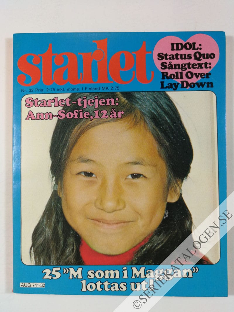 Framsida på Starlet #32 (1976)