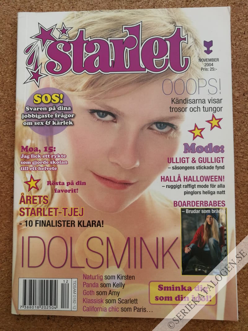 Framsida på Starlet #November (2004)