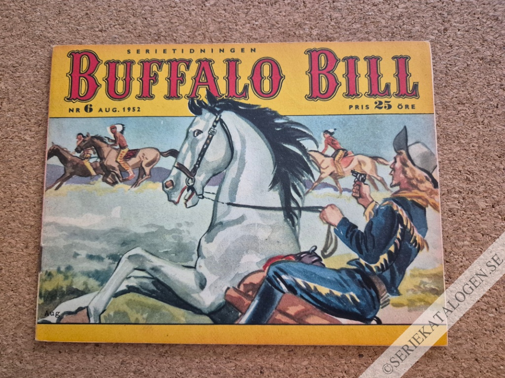 Framsida på Buffalo Bill #6 (1952)