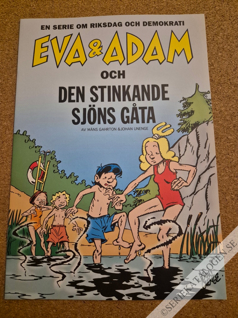 Framsida på Eva & Adam och den stinkande sjöns gåta (2006)
