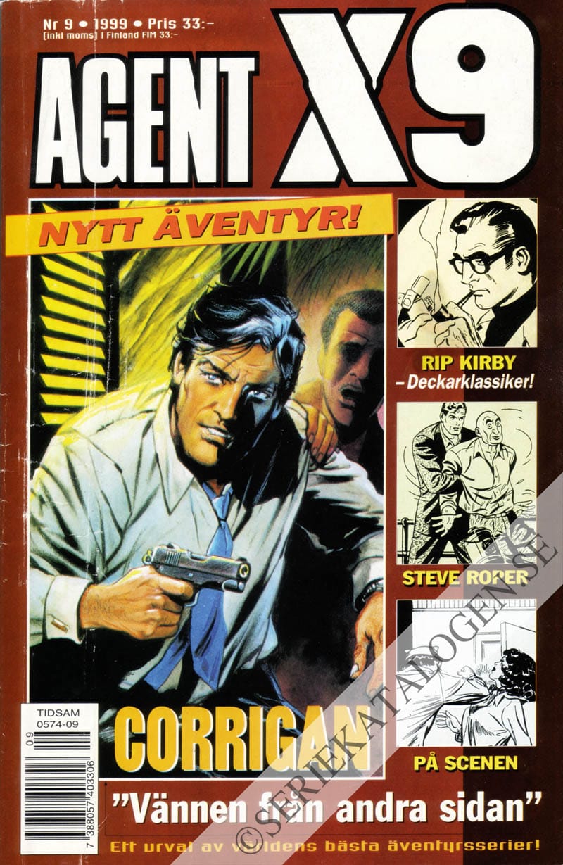 Framsida på Agent X9 #9 (1999)