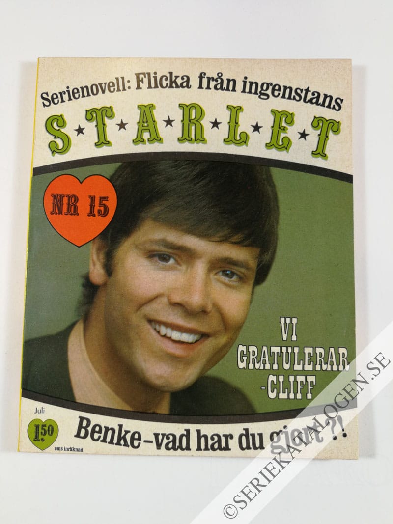 Framsida på Starlet #15 (1968)