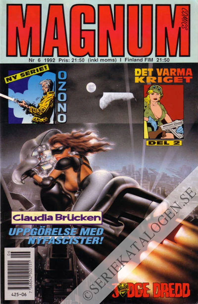Framsida på Magnum comics #6 (1992)
