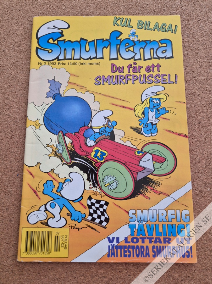 Framsida på Smurferna #2 (1993)