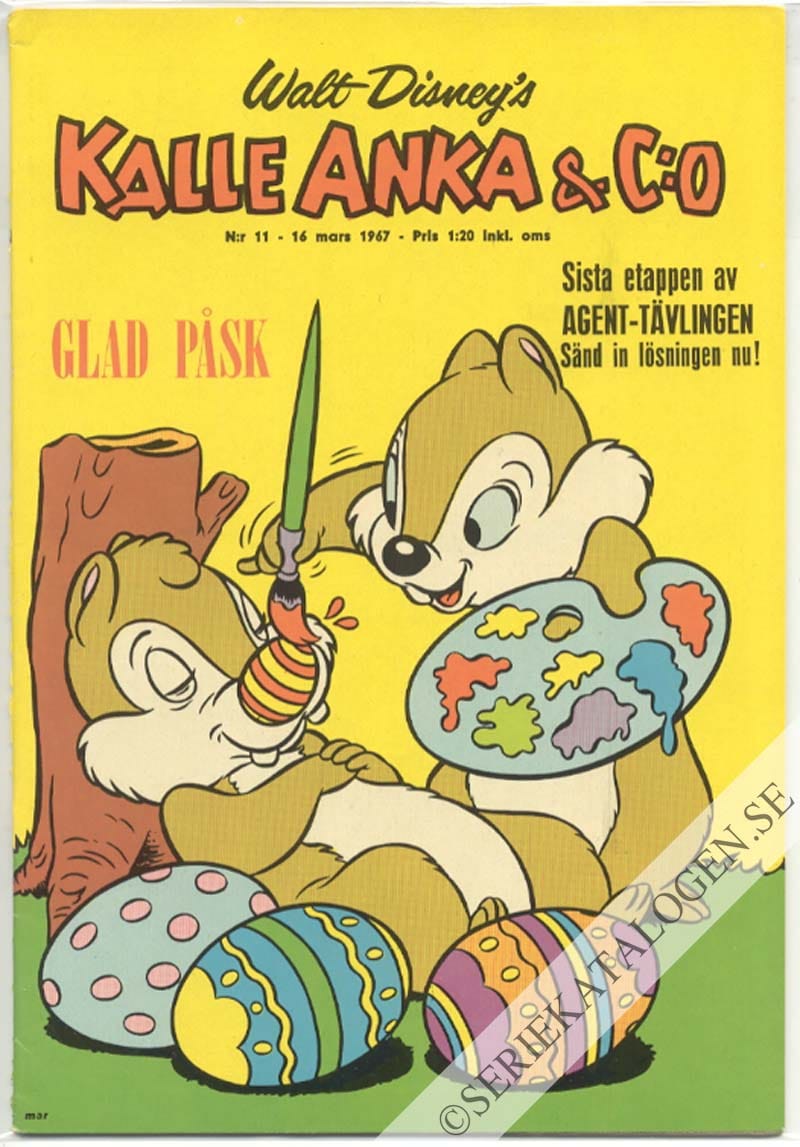 Framsida på Kalle Anka & C:o #11 (1967)