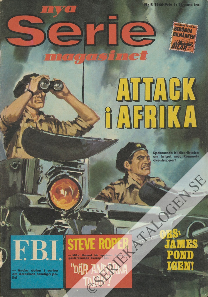 Framsida på Seriemagasinet #5 (1966)