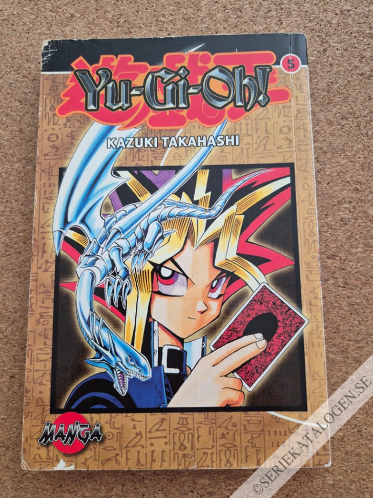 Framsida på Yu-Gi-Oh! #5 - Den blåögda skräcken (2004)