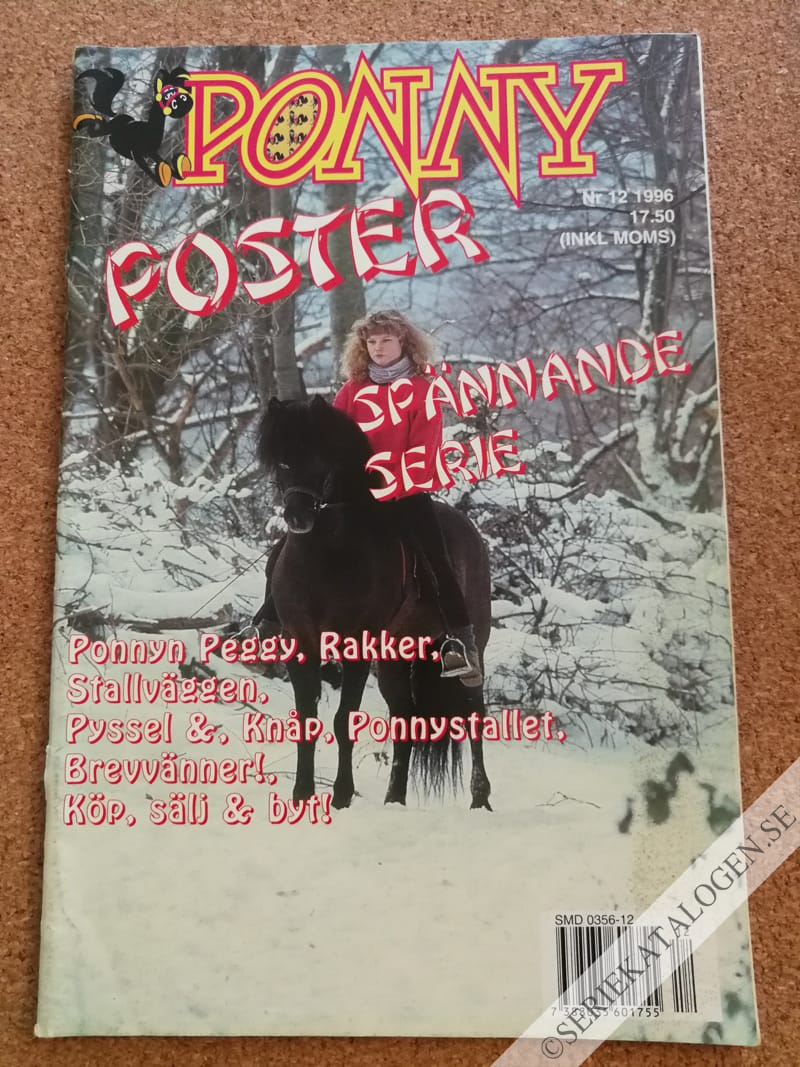 Framsida på Ponny-magasinet #12 (1996)