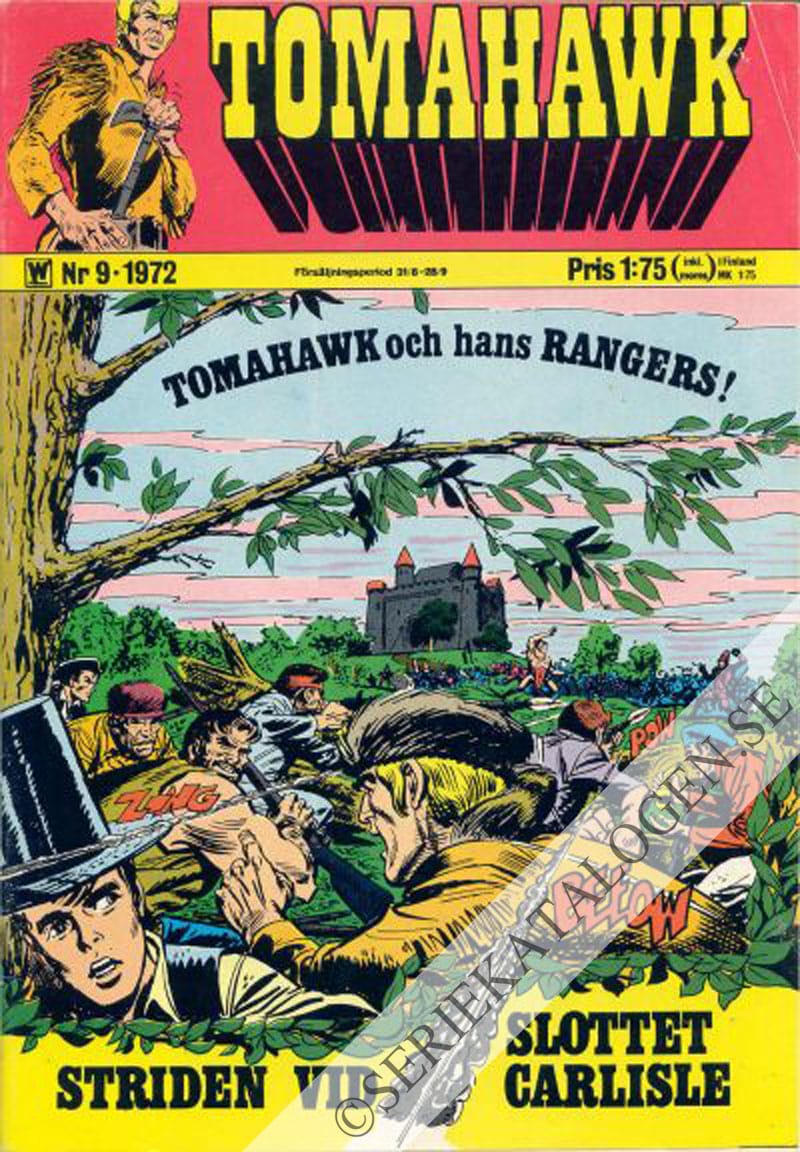 Framsida på Tomahawk #9 (1972)