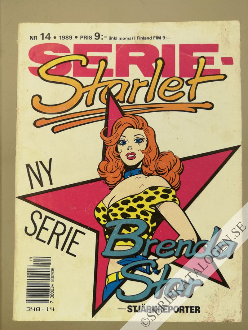 Framsida på Seriestarlet #14 (1989)