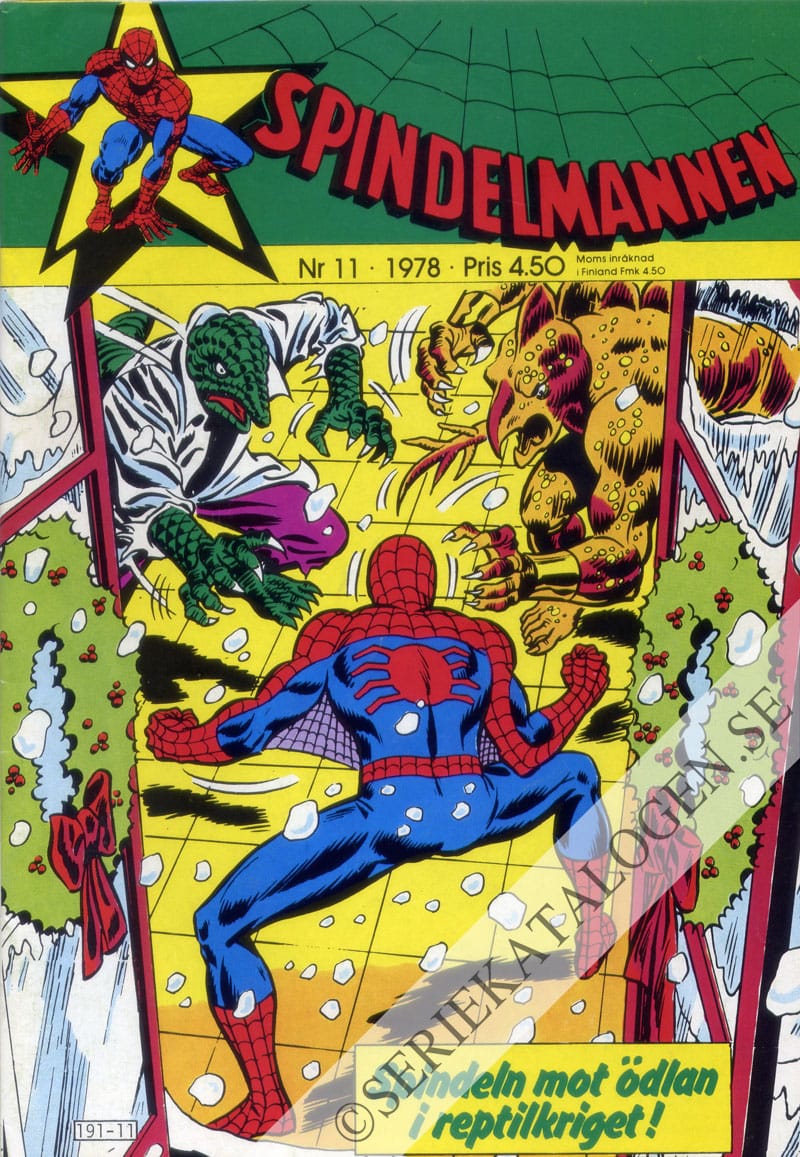 Framsida på Spindelmannen #11 (1978)