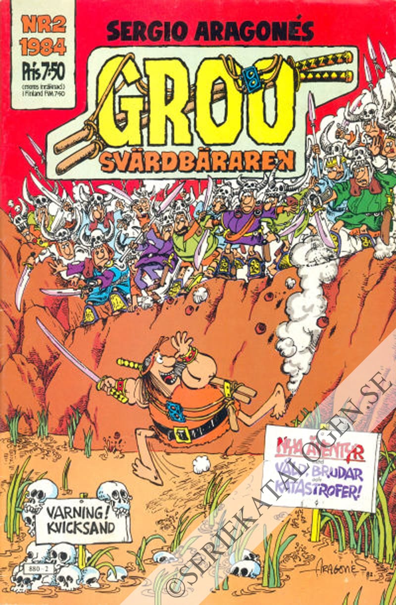 Framsida på Groo - svärdbäraren #2 (1984)