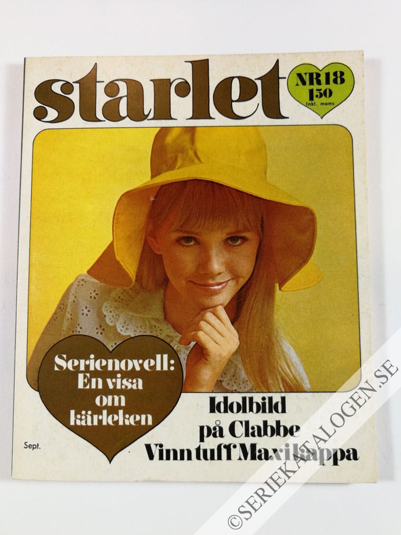 Framsida på Starlet #18 (1970)