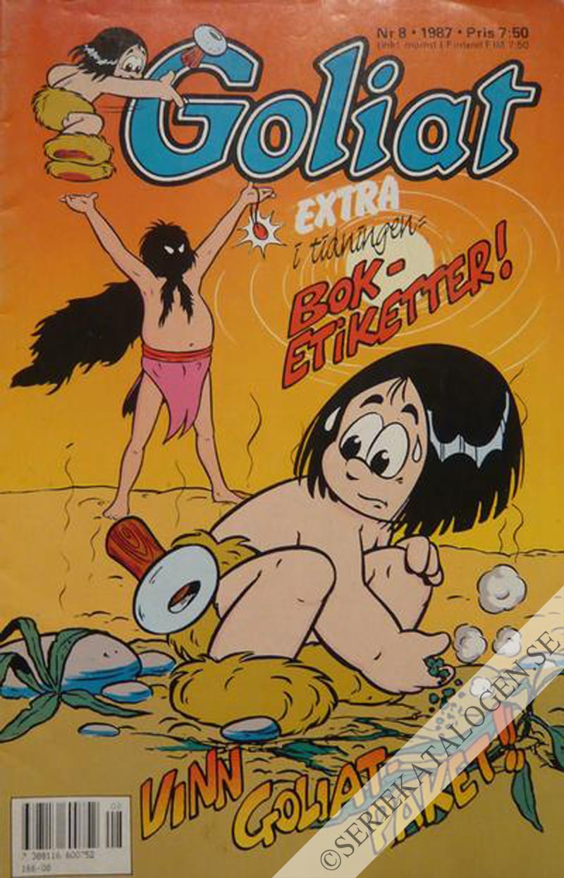 Framsida på Goliat #8 (1987)