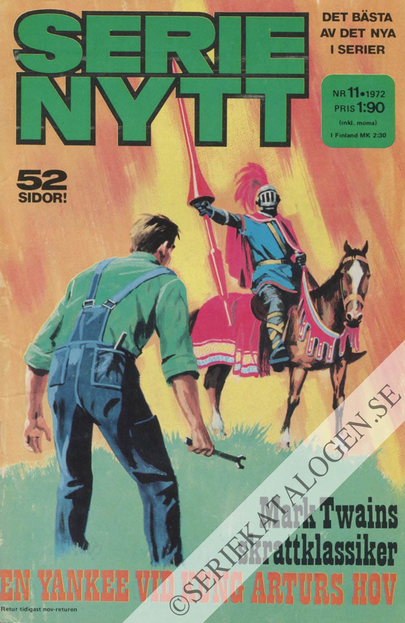 Framsida på Serie-Nytt #11 (1972)