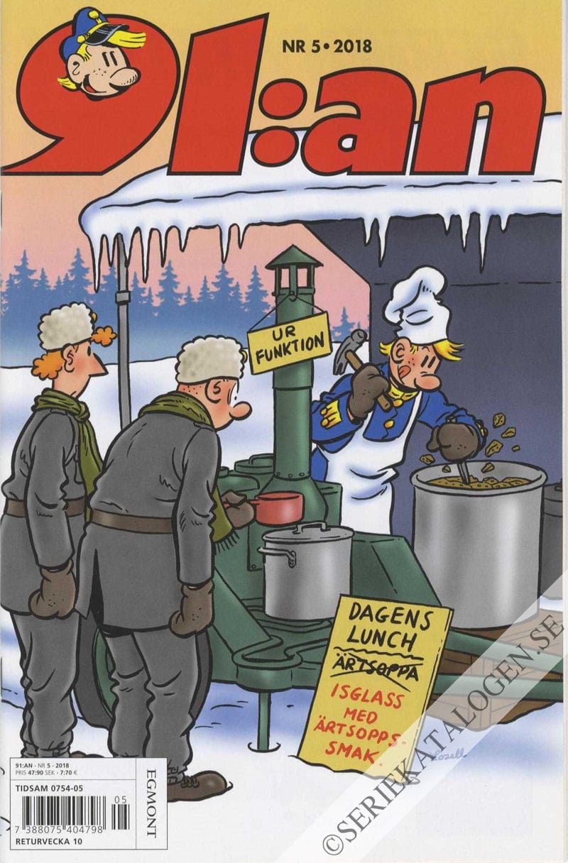 Framsida på 91:an #5 (2018)