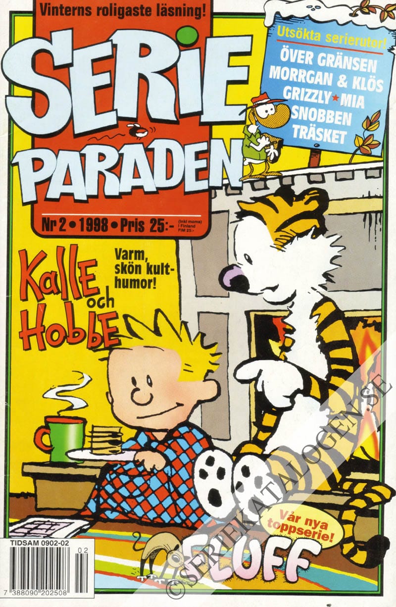 Framsida på Serie-paraden #2 (1998)