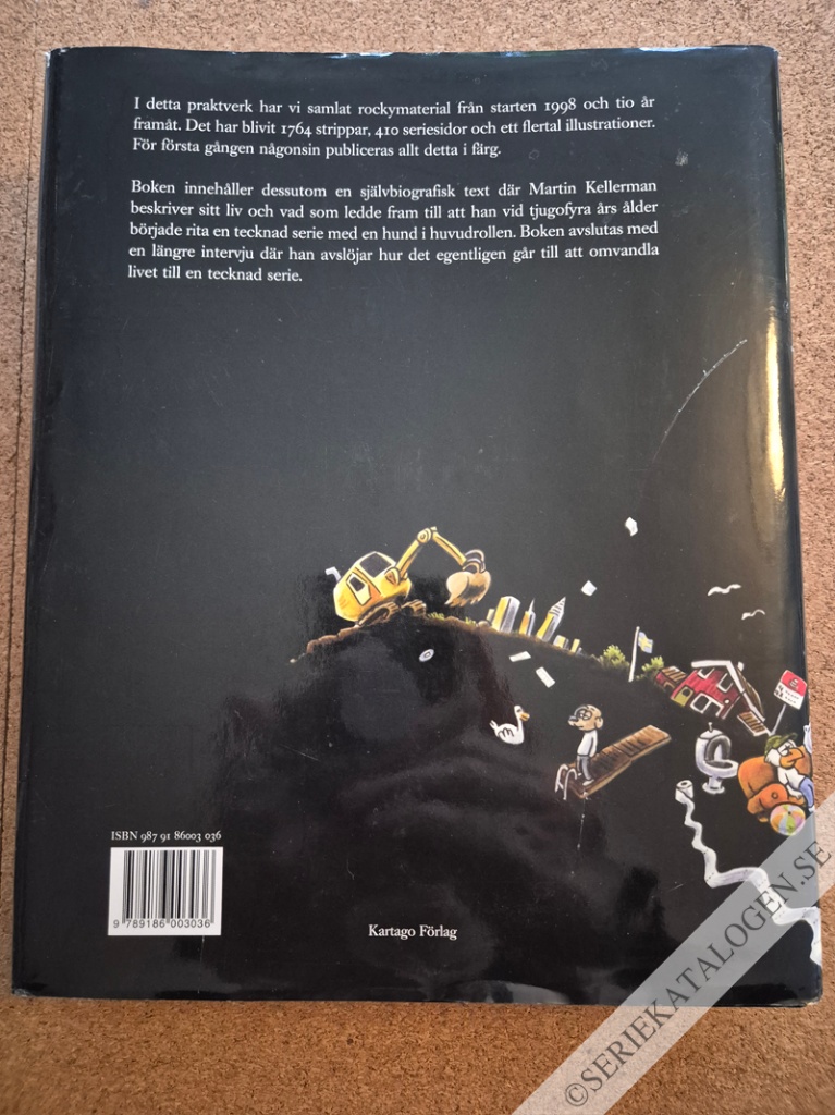 Baksida på Samlade serier 1998-2008 (2008)