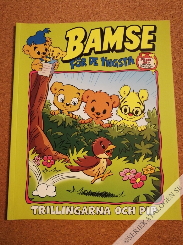 Framsida på Bamse för de yngsta Trillingarna och Pip (2021)