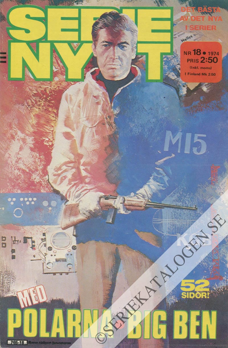 Framsida på Serie-Nytt #18 (1974)