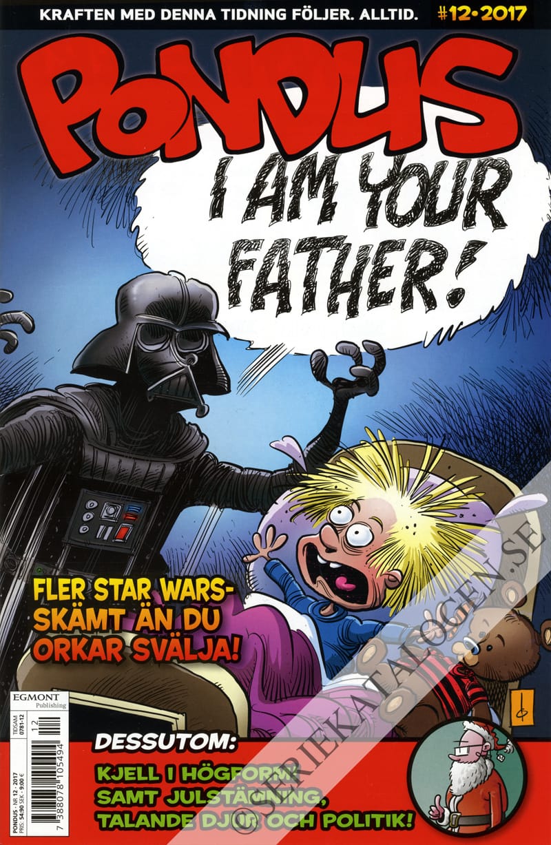Framsida på Pondus #12 (2017)