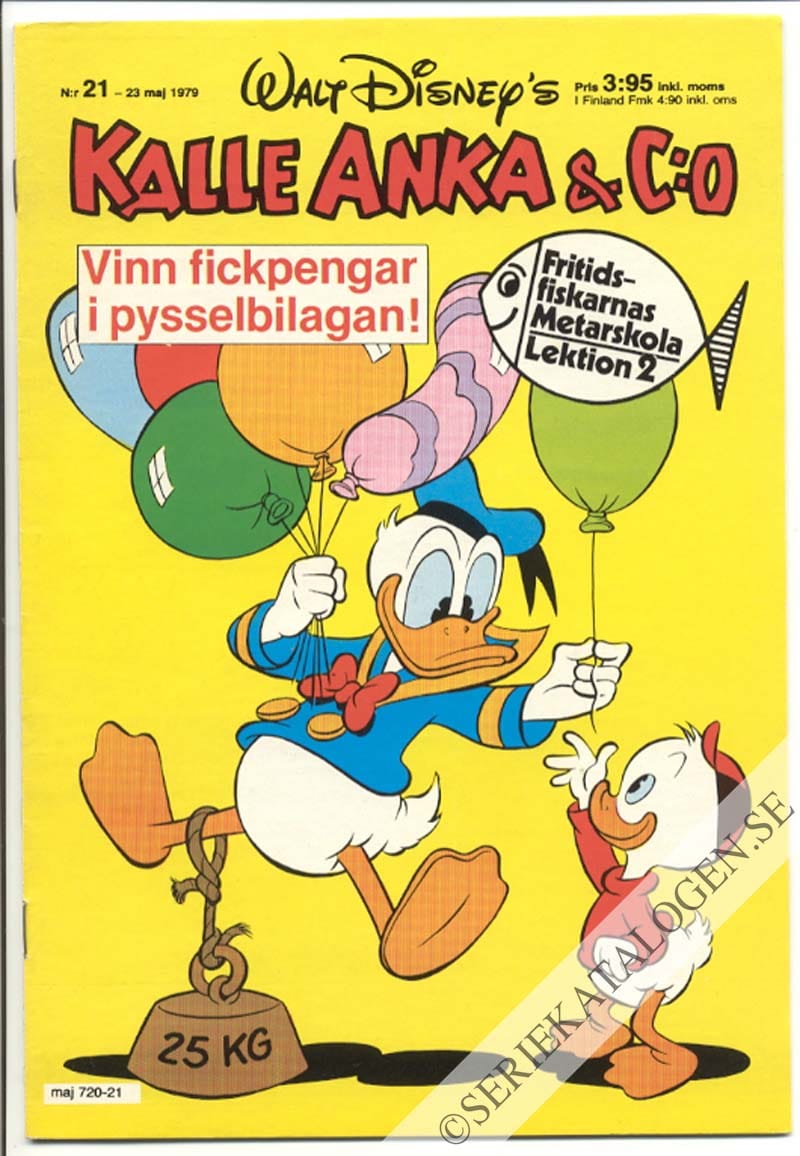 Framsida på Kalle Anka & C:o #21 (1979)