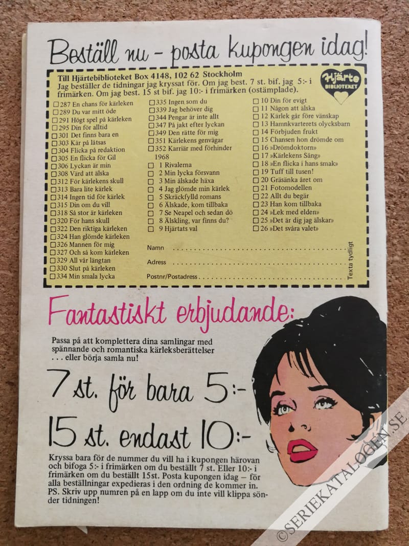 Baksida på Ödet bestämmer (1969)