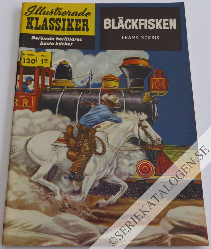 Framsida på Illustrerade Klassiker #120 - Bläckfisken (1960)