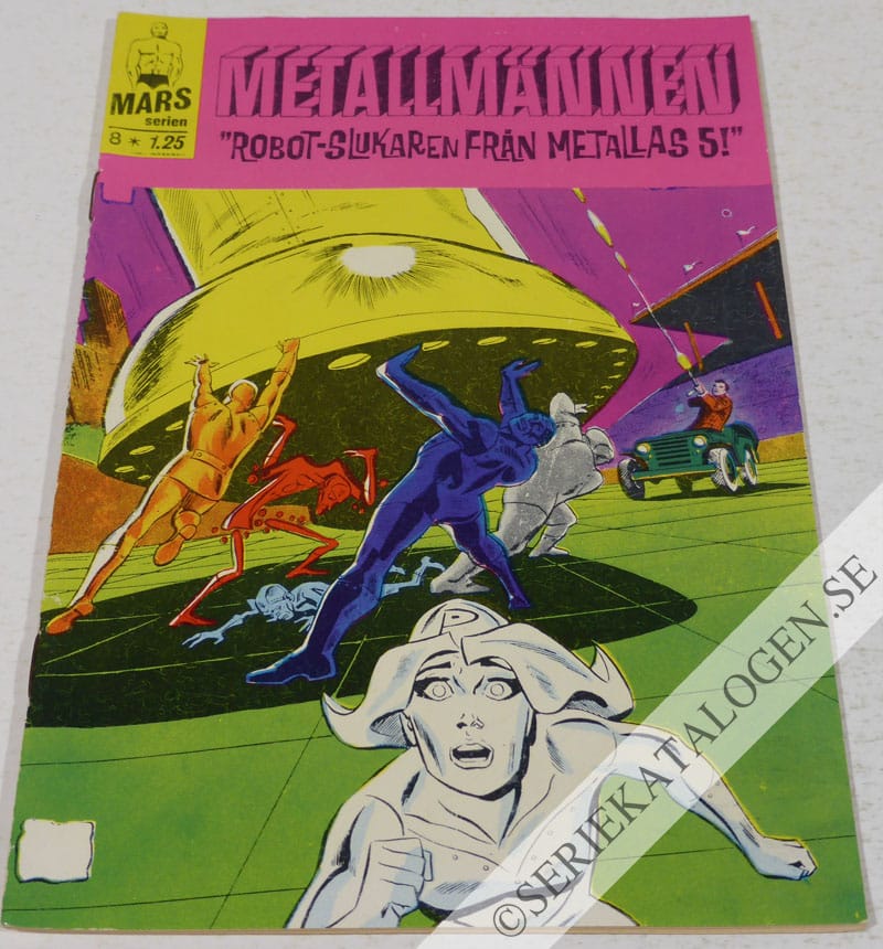 Framsida på Mars-serien #8 (1968)