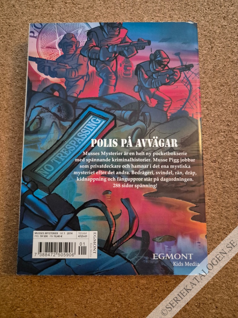 Baksida på Polis på avvägar (2014)